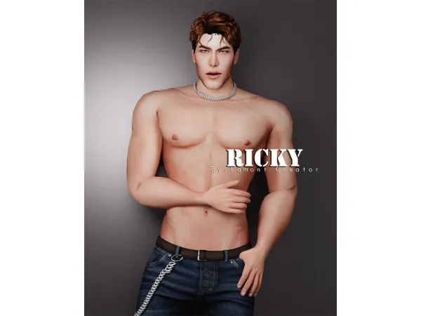 Mix ricky male sim - The Sims 4 Custom Content