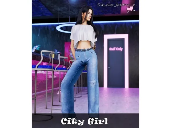 Sims 4 City girl