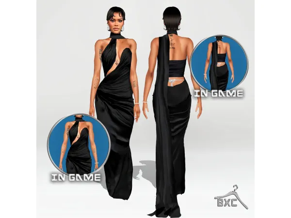 TEYANA TAYLOR GOLDEN GLOBES DRESS by Baddiexsimmer