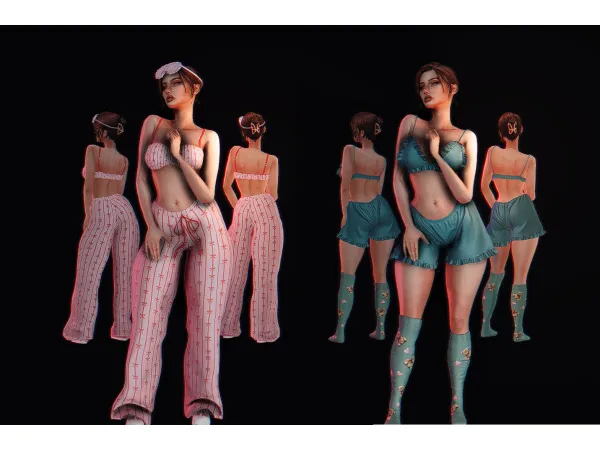 Sleepwear Lookbook by milkierue
