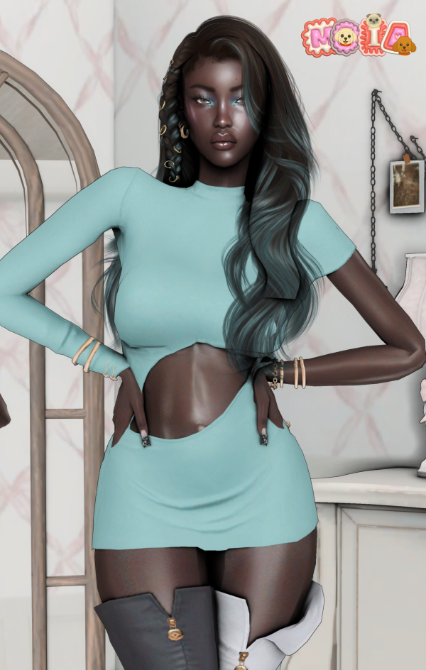 Alpha GINA BLOOM by simsfinds - The Sims 4 Custom Content