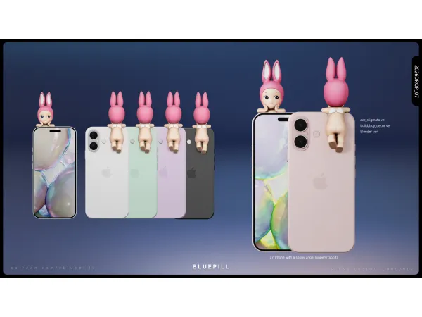 (Bluepill) 2026DROP_07_Phone with a sonny angel hippers