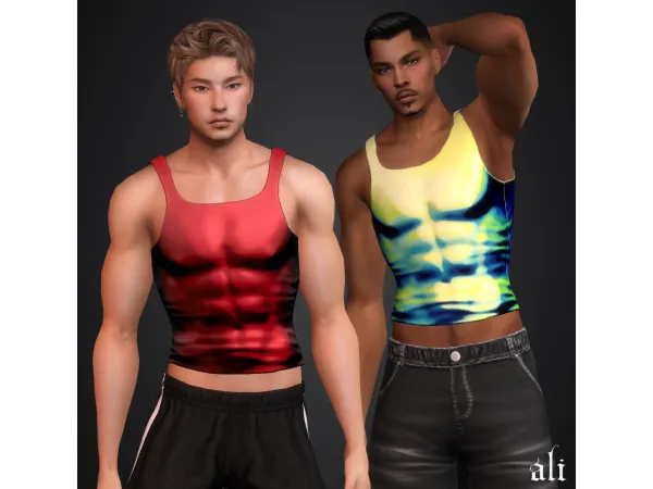 Sims 4 ASHTON top JAN2026 by ali_s4cc