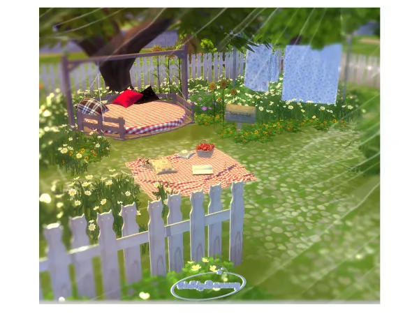 Alpha Cottage Garden Set - The Sims 4 Custom Content