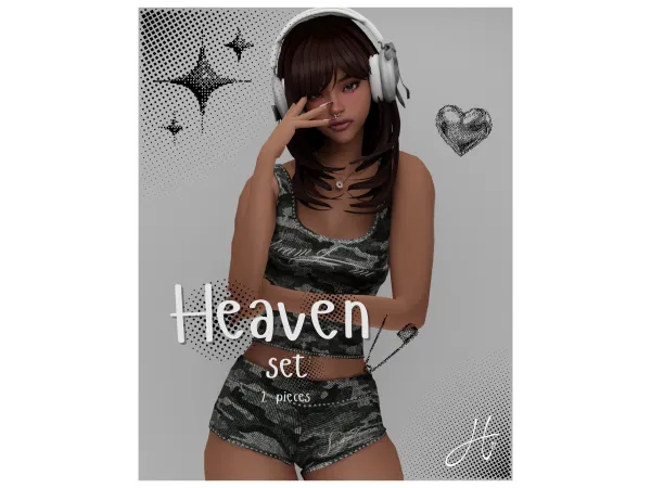 Maxis Match heartquake u2661 heaven set - The Sims 4 Custom Content