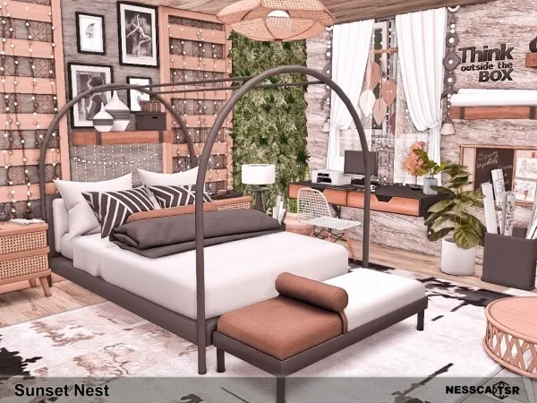 Mix Sunset Nest - The Sims 4 Custom Content