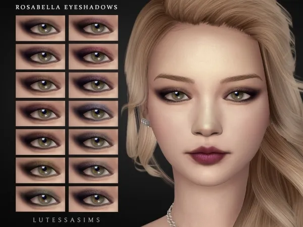Sims 4 Rosabella Eyeshadows