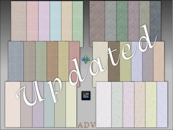 Maxis Match wallpapers updated - The Sims 4 Custom Content