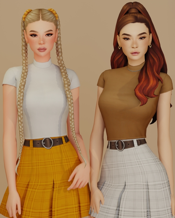 Maxis Match Study Hall Mock Tee - The Sims 4 Custom Content