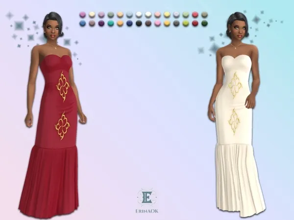 Sims 4 ErinAOK Womens Gown 011726