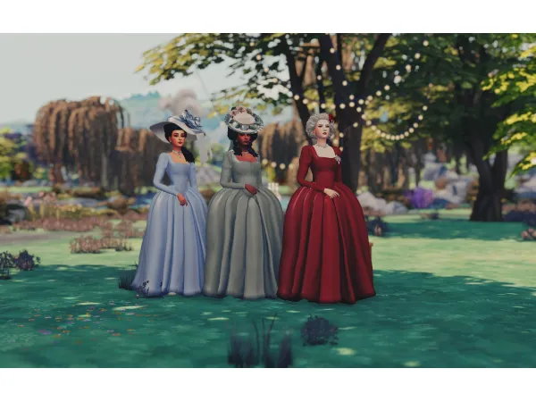 Maxis Match 1770's SONGSTRESS EVENING GOWN by anachrosims - The Sims 4 Custom Content