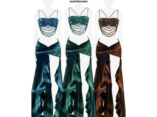 Alpha Celeste Dress - The Sims 4 Custom Content