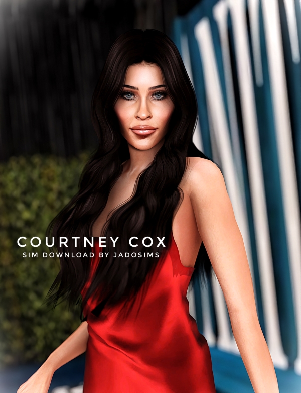 Alpha Courtney Cox (Sim Download) by shopwithflynnn - The Sims 4 Custom Content