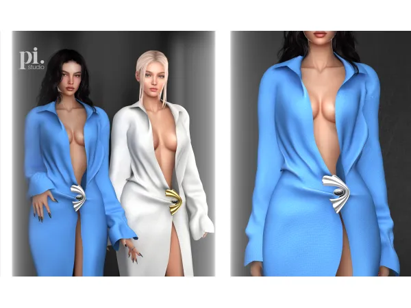 Alpha Marina Sena's Dress Party BM (Patreon) - The Sims 4 Custom Content