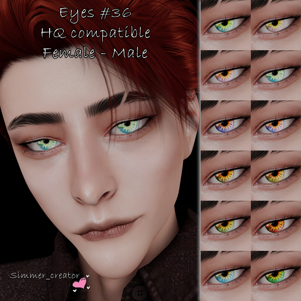 Alpha (SC) Eyes 36 by simmer_creator - The Sims 4 Custom Content