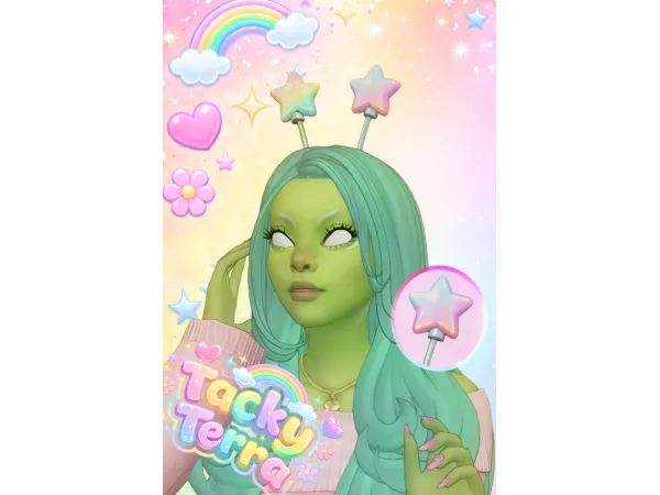 Maxis Match Tacky Terra A Quirky Alien Set by melunn - The Sims 4 Custom Content