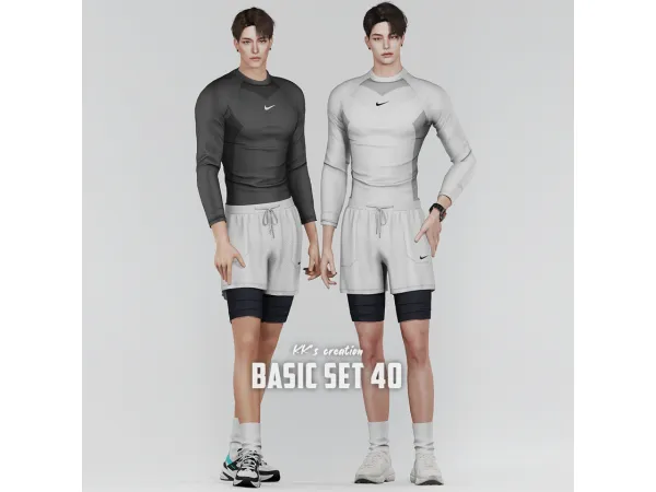 Alpha [KK] Basic set 40 by KK_creations - The Sims 4 Custom Content