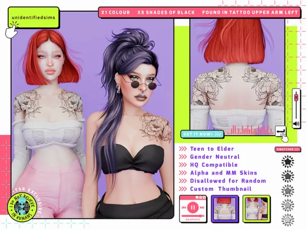 Sims 4 Aesthetic Tattoo