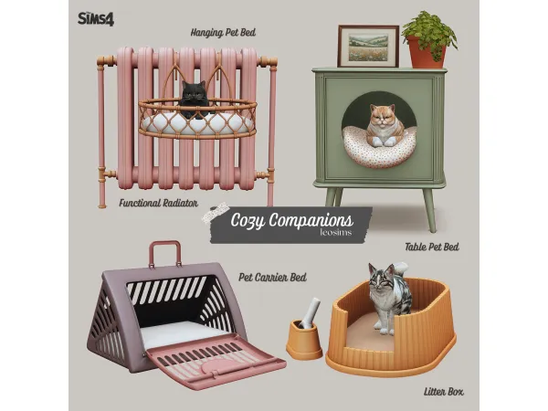 Mix Cozy Companions - The Sims 4 Custom Content