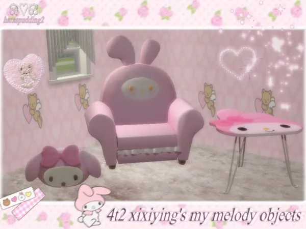 4t2 xixiyings melody objects by simsfinds - The Sims 2 Custom Content