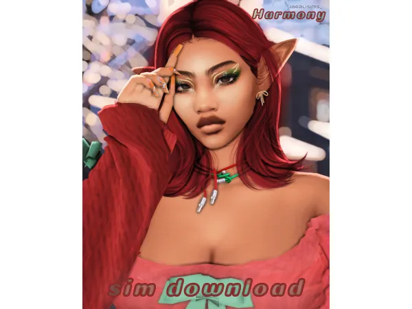 Sims 4 The Lookbook Era: Harmony Noel by jaealisims