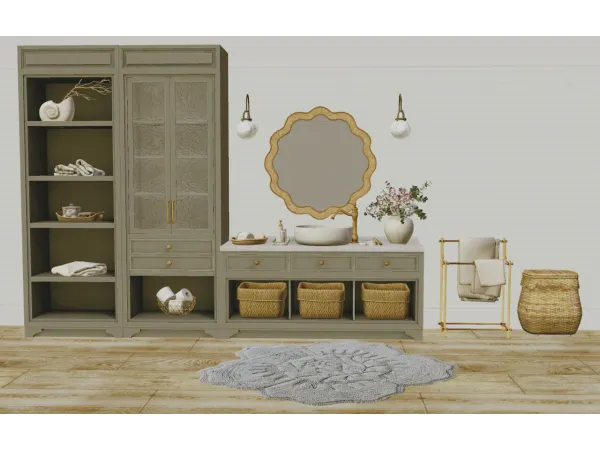 4T2 PINKBOX ANYE Bayfront Bathroom style by simsfinds - The Sims 2 Custom Content