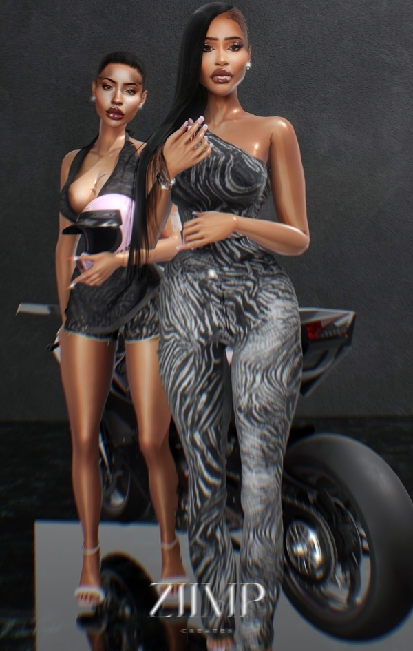 Alpha ZEBRA SETS by ziimp - The Sims 4 Custom Content