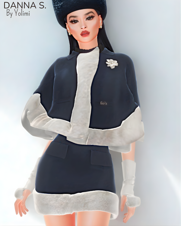 Alpha Danna S Sophisticated Snow Sim by yolimi - The Sims 4 Custom Content