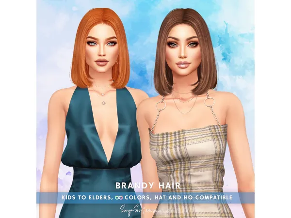 Sims 4 Brandy Hairstyle Kids