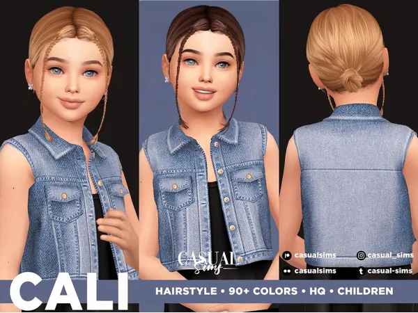 Sims 4 Cali Hairstyle CHILDREN