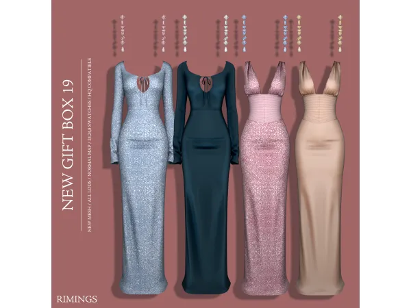 Alpha [RIMINGS] NEW GIFT BOX 19 - The Sims 4 Custom Content