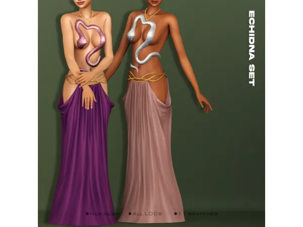 Sims 4 [Belaloallure] Echidna