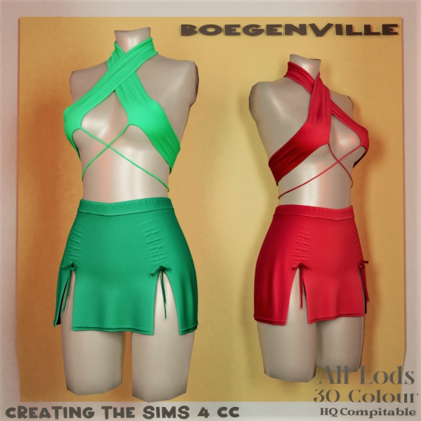 Alpha Boe_Noera Oufit by boegenville - The Sims 4 Custom Content