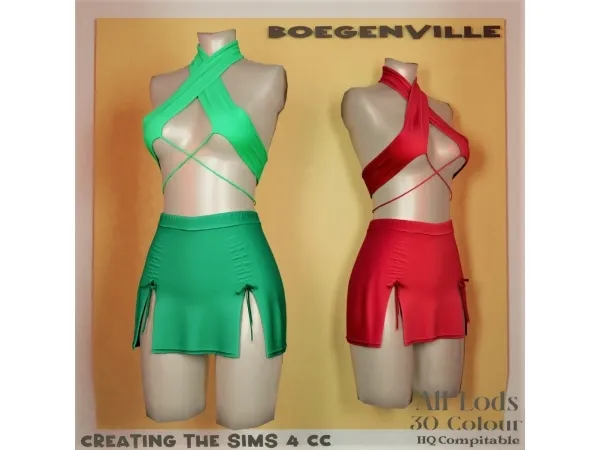 Alpha Boe_Noera Oufit - The Sims 4 Custom Content