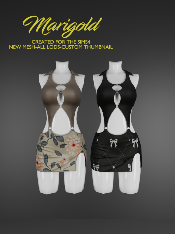 Alpha MARIGOLD TS4_VALERIE by marigoldsims - The Sims 4 Custom Content