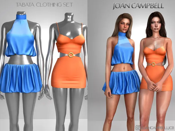 Sims 4 TABATA SET by Joan_Campbell_Beauty_