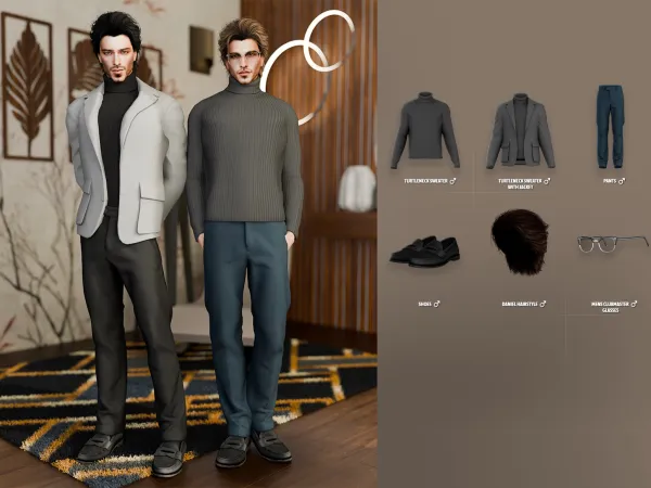 Alpha Cadence Male Set - The Sims 4 Custom Content