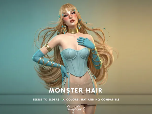 Alpha MONSTER COLLECTION CasualSims x SonyaSims - The Sims 4 Custom Content