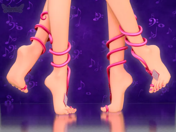 Mix Musa Shoes Enchantix Fada da Mu00fasica - The Sims 4 Custom Content