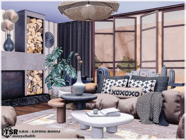 Mix LR 41 Living Room - The Sims 4 Custom Content