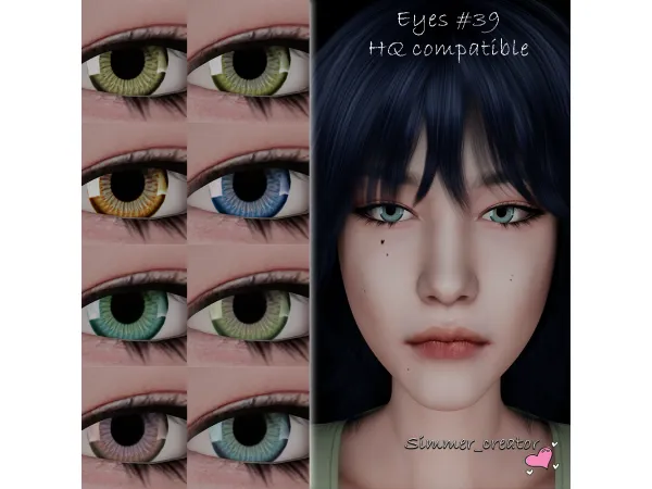 Alpha (SC) Eyes 39 - The Sims 4 Custom Content