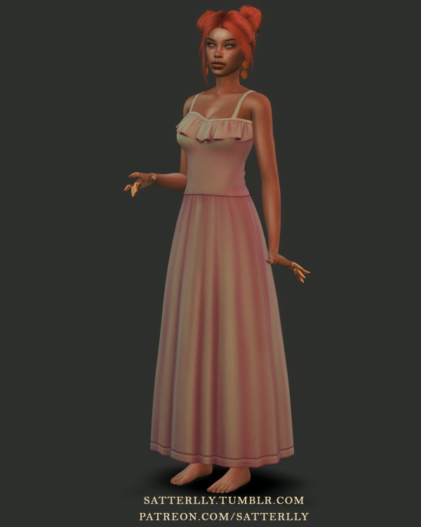 Maxis Match Dress Gwendolyn by simsfinds - The Sims 4 Custom Content