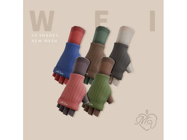 Maxis Match Wei Gloves by MissValentine - The Sims 4 Custom Content