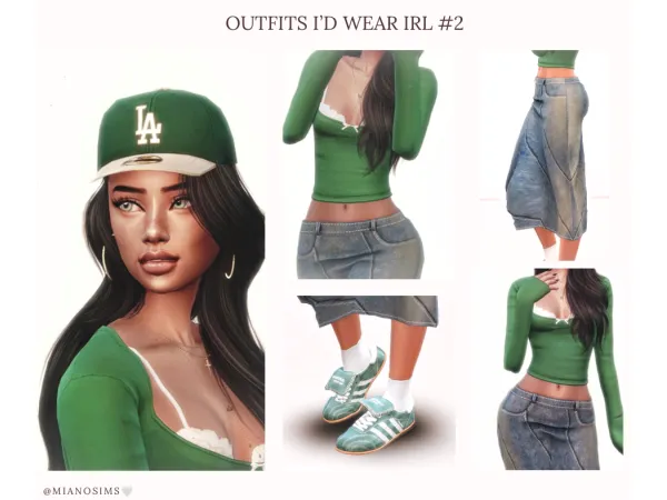 Sims 4 Outfits Iu2019d wear IRL part #2 by mianosims