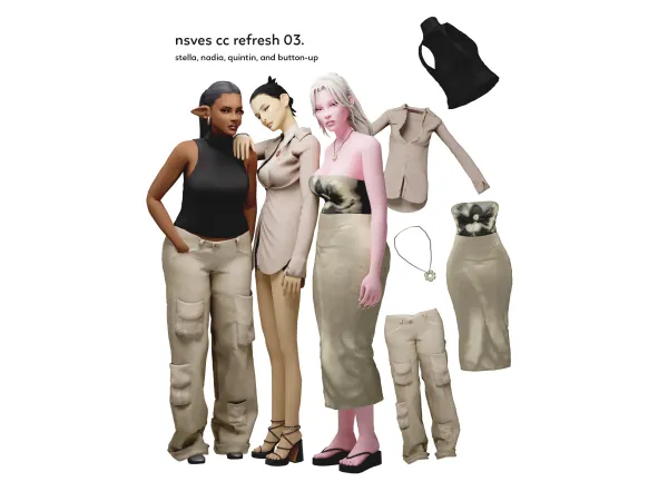 Maxis Match refresh 03 by nsves - The Sims 4 Custom Content