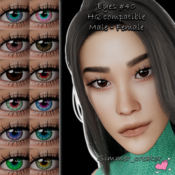 Alpha (SC) Eyes 40 by simmer_creator - The Sims 4 Custom Content