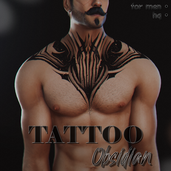 Mix Tattoo Obsidian by simsfinds - The Sims 4 Custom Content
