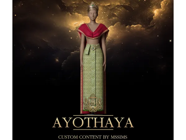 Alpha AYOTHAYA by Mssims4 - The Sims 4 Custom Content