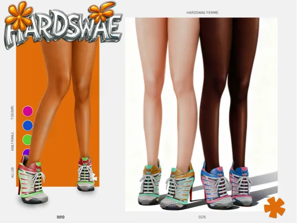 Alpha [RESIDE X HARDSWAE] Nia ThrowBack Collection u272a - The Sims 4 Custom Content