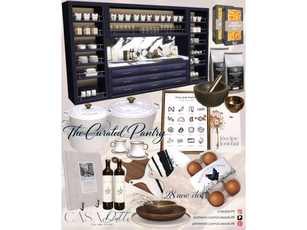 Alpha The Curated Pantry - The Sims 4 Custom Content